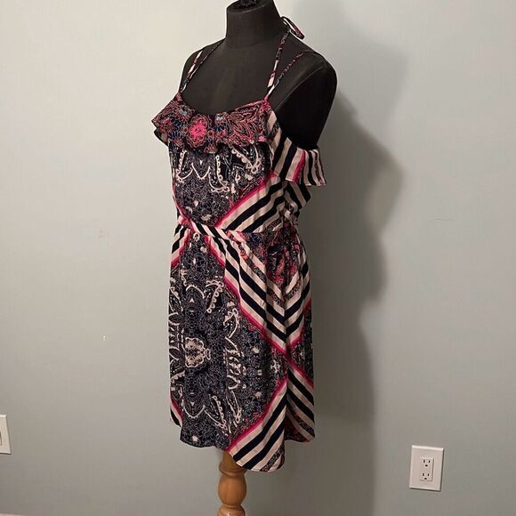 American Eagle Outfitters Women's Multicolor Floral Paisley Sundress - Picture 8 of 11